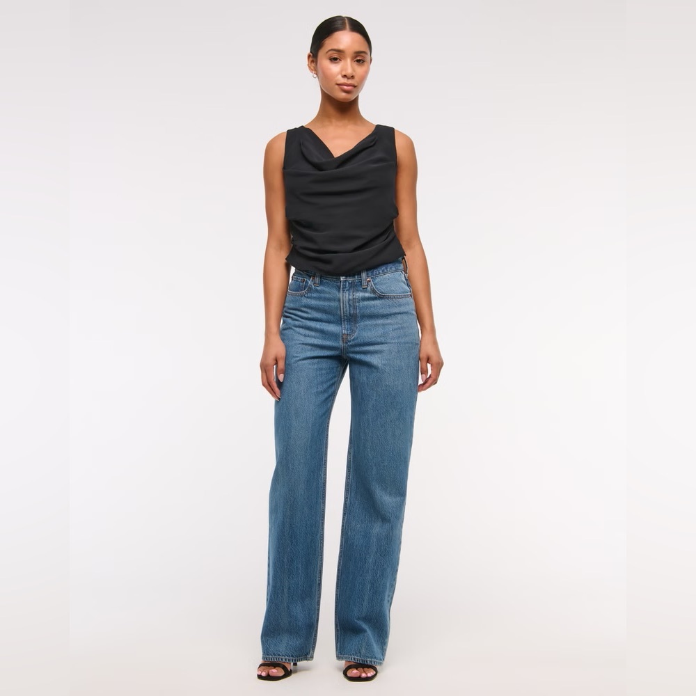 Abercrombie & Fitch loose high rise jeans 29/8